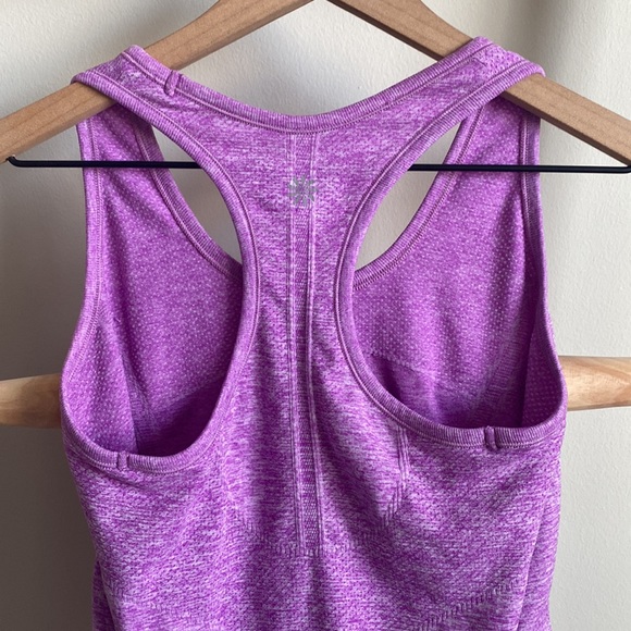 Athleta Fastest Track Purple Ruched Tank Top XS - Picture 7 of 7